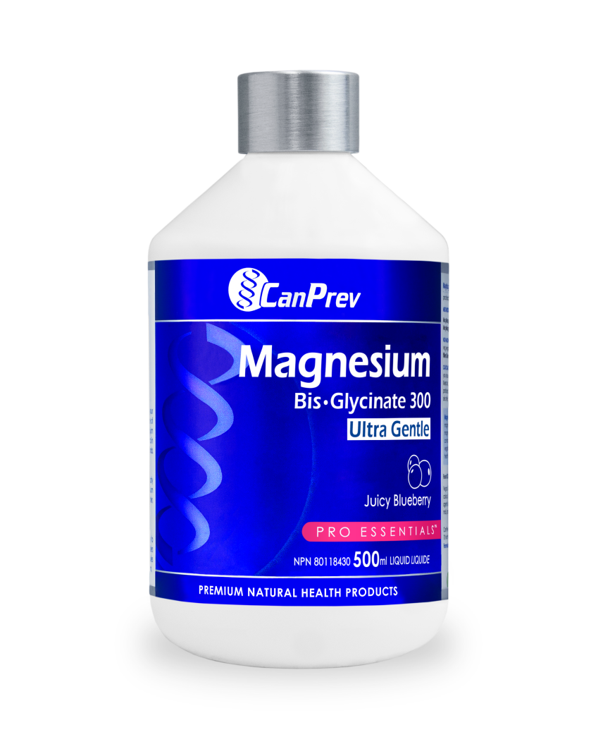 Magnesium Bis·Glycinate 300 Ultra Gentle Liquid 500ml – Juicy Blueberry