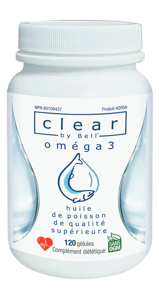 clear by Bell® Omega 3 120 Capsules