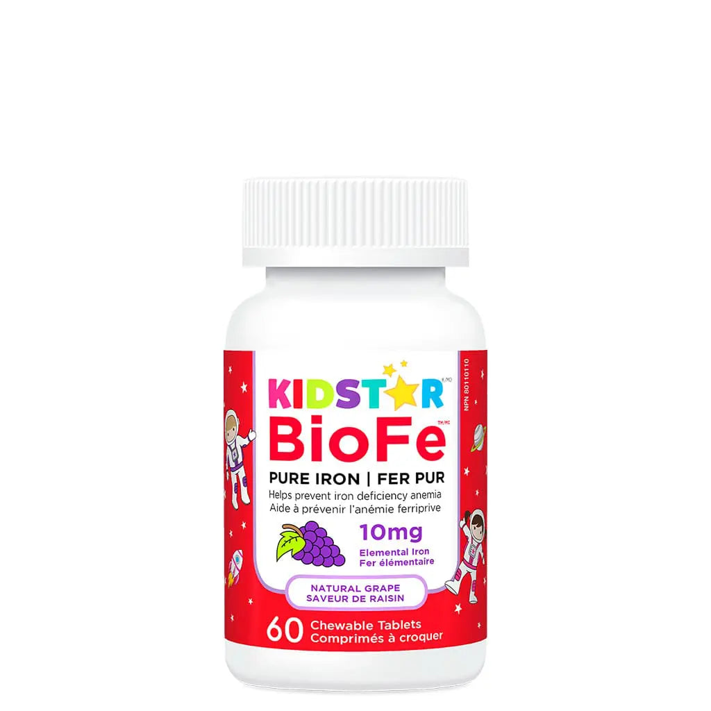 BioFe Iron Chewable 10 mg Grape