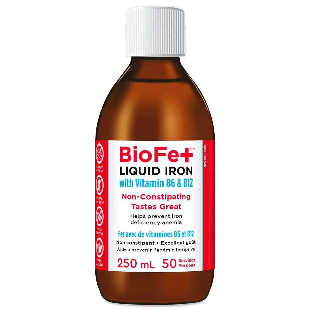 BioFe+ Iron Liquid Adult Label Sweet Blast