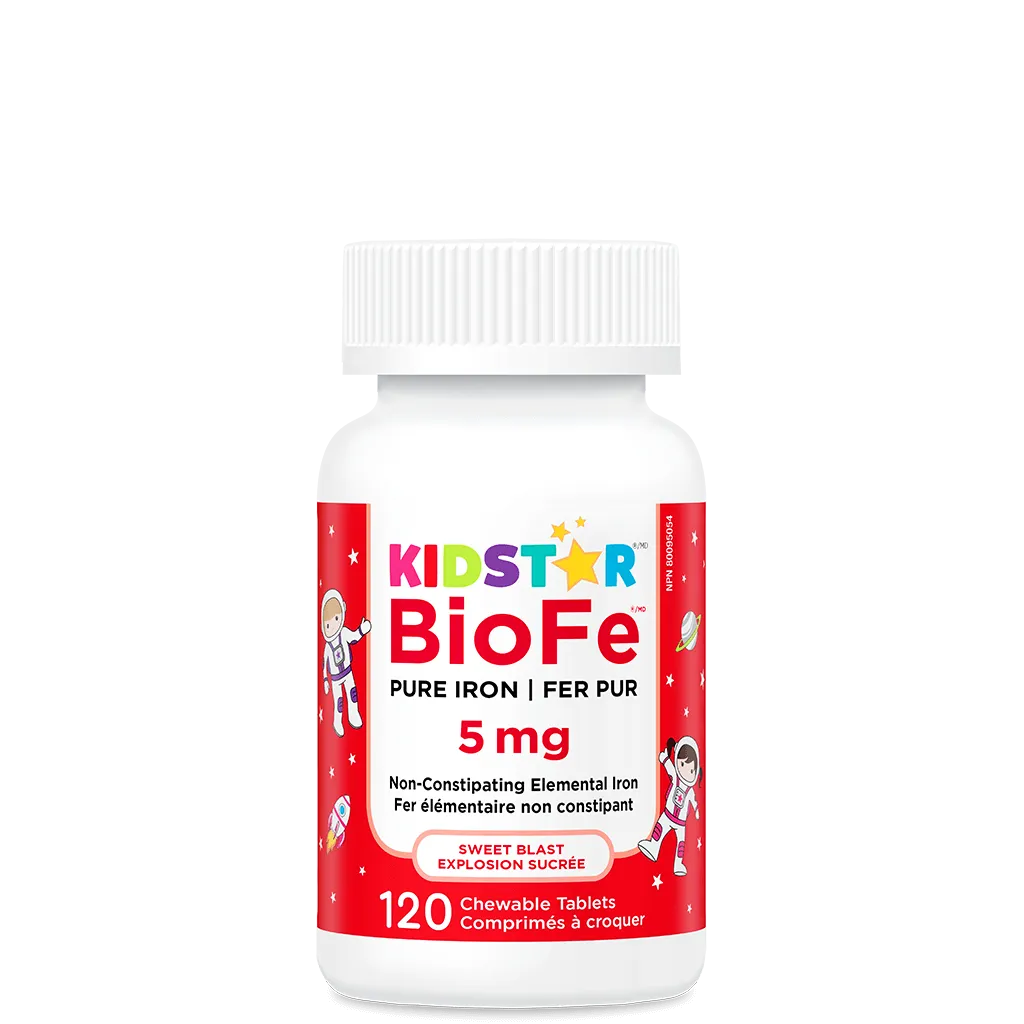 BioFe Pure Iron Chewable 120 Caps 5 mg Sweet Blast