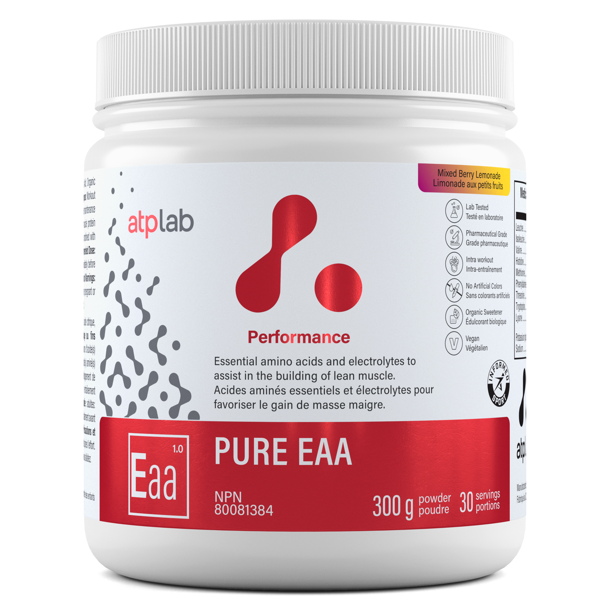 Pure Eaa Limonade aux Petits Fruits - 300g