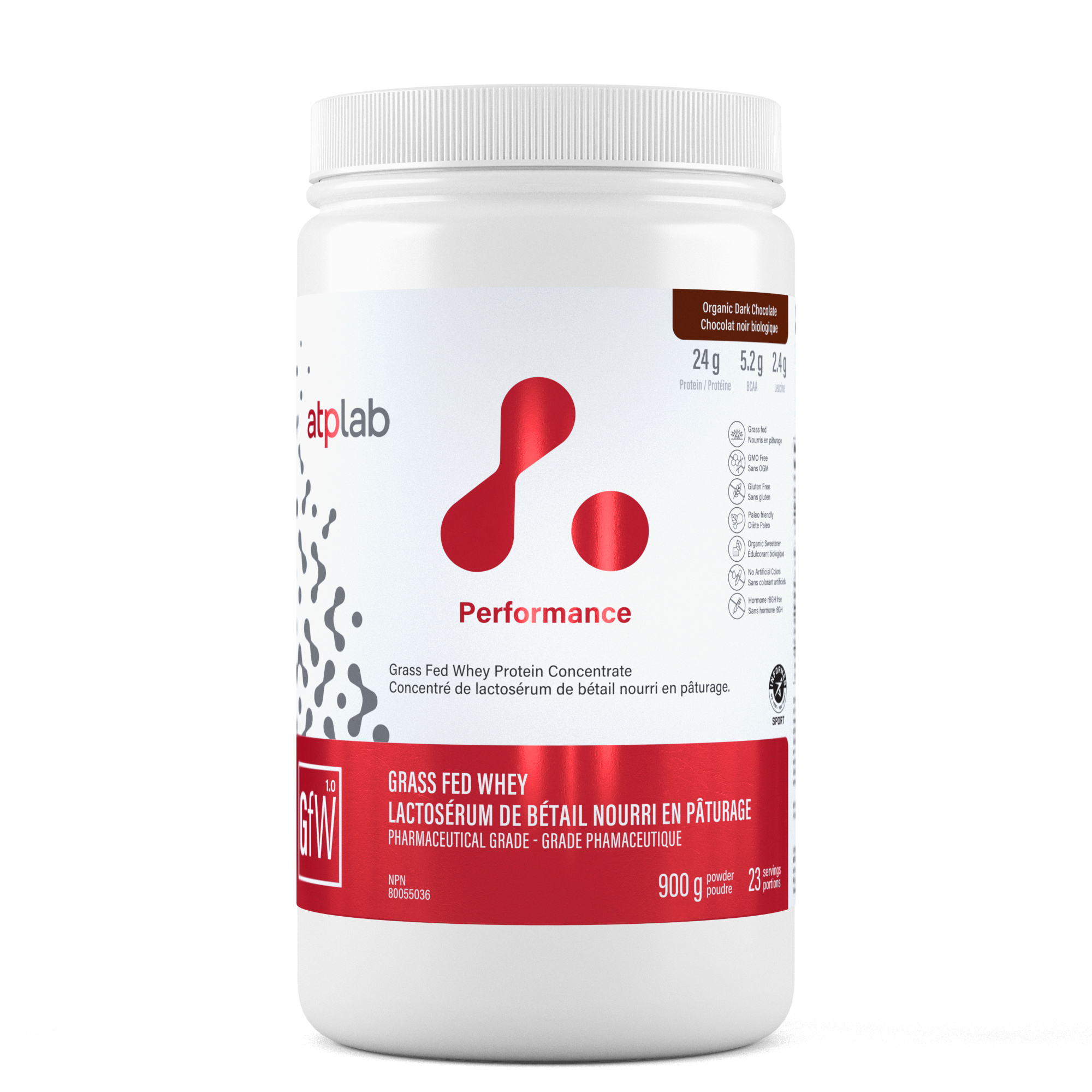 Grass Fed Whey - Chocolat Noir Biologique - 900g