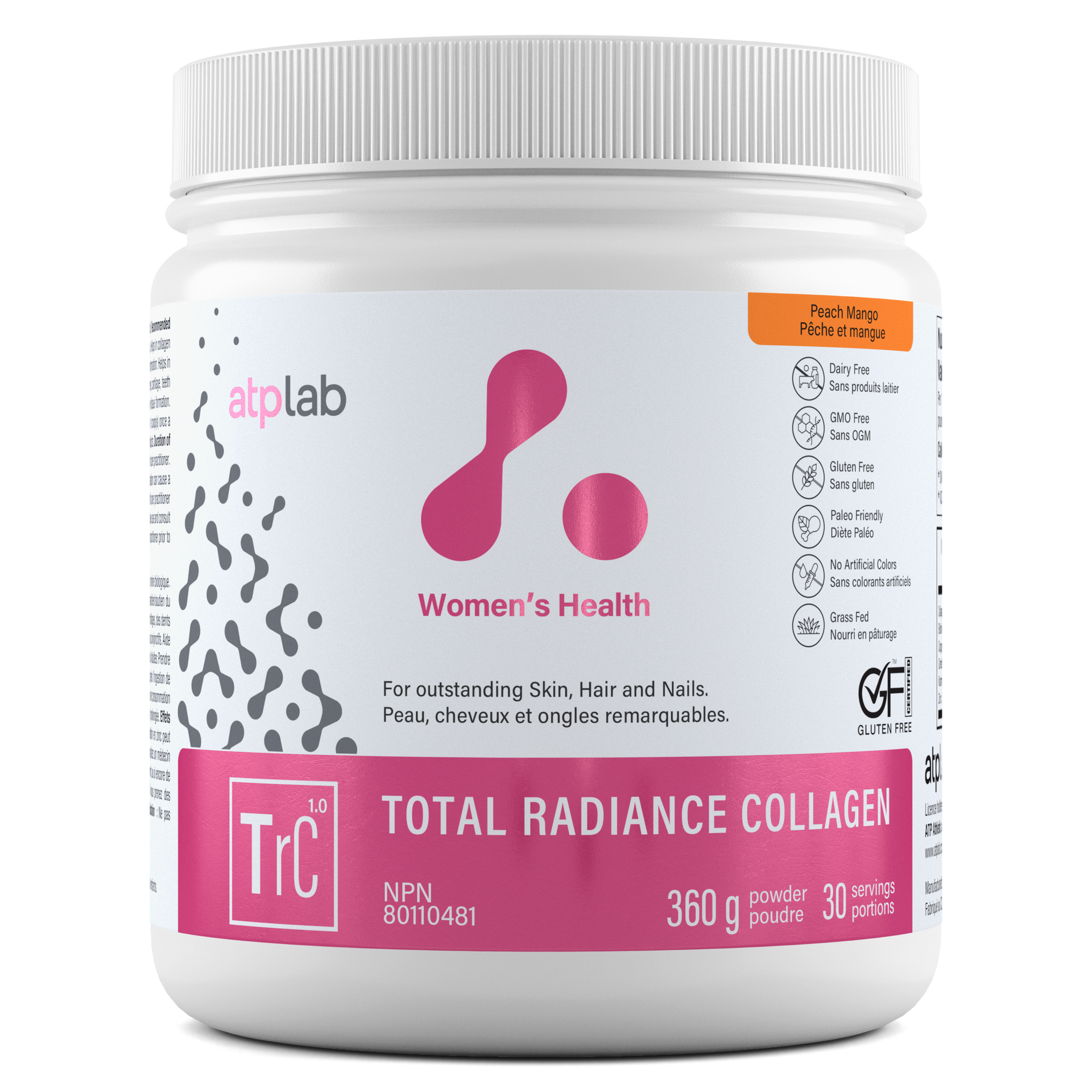 Total Radiance Collagen - Pêche et Mangue - 360g