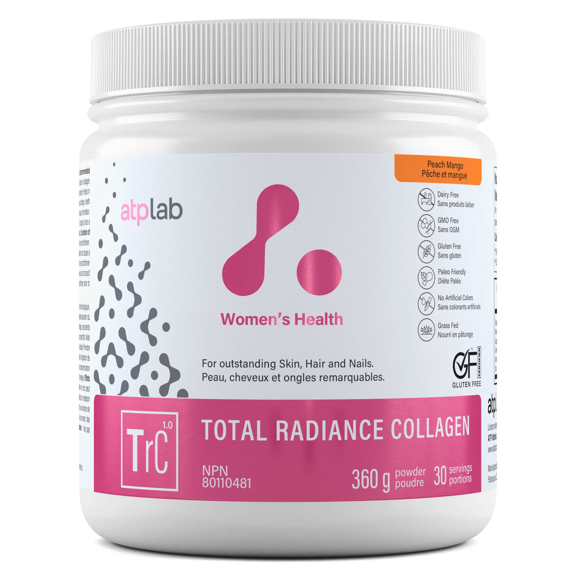 Total Radiance Collagen - Pêche et Mangue - 360g