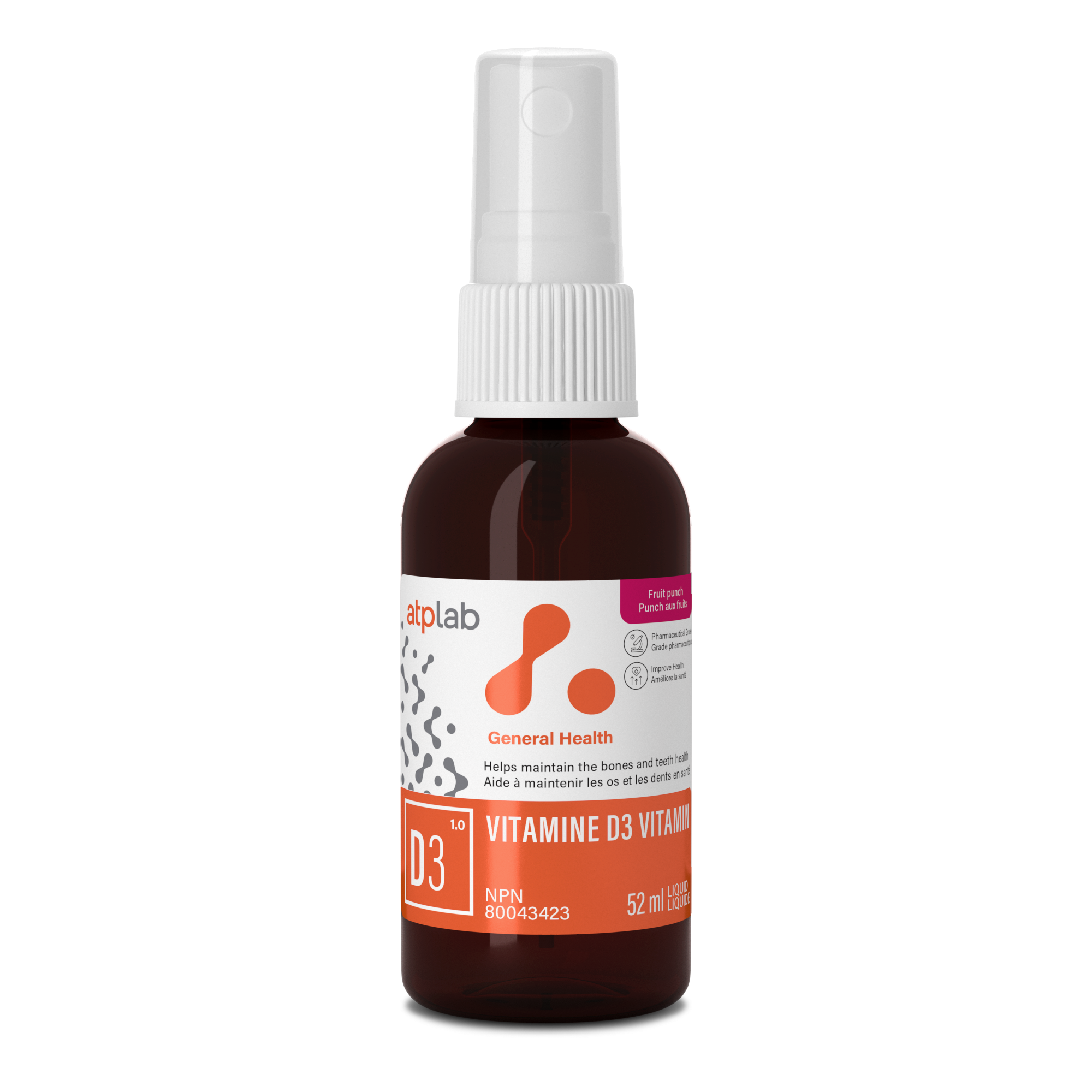 D3 vitamin spray (Punch aux Fruits) - 52ml