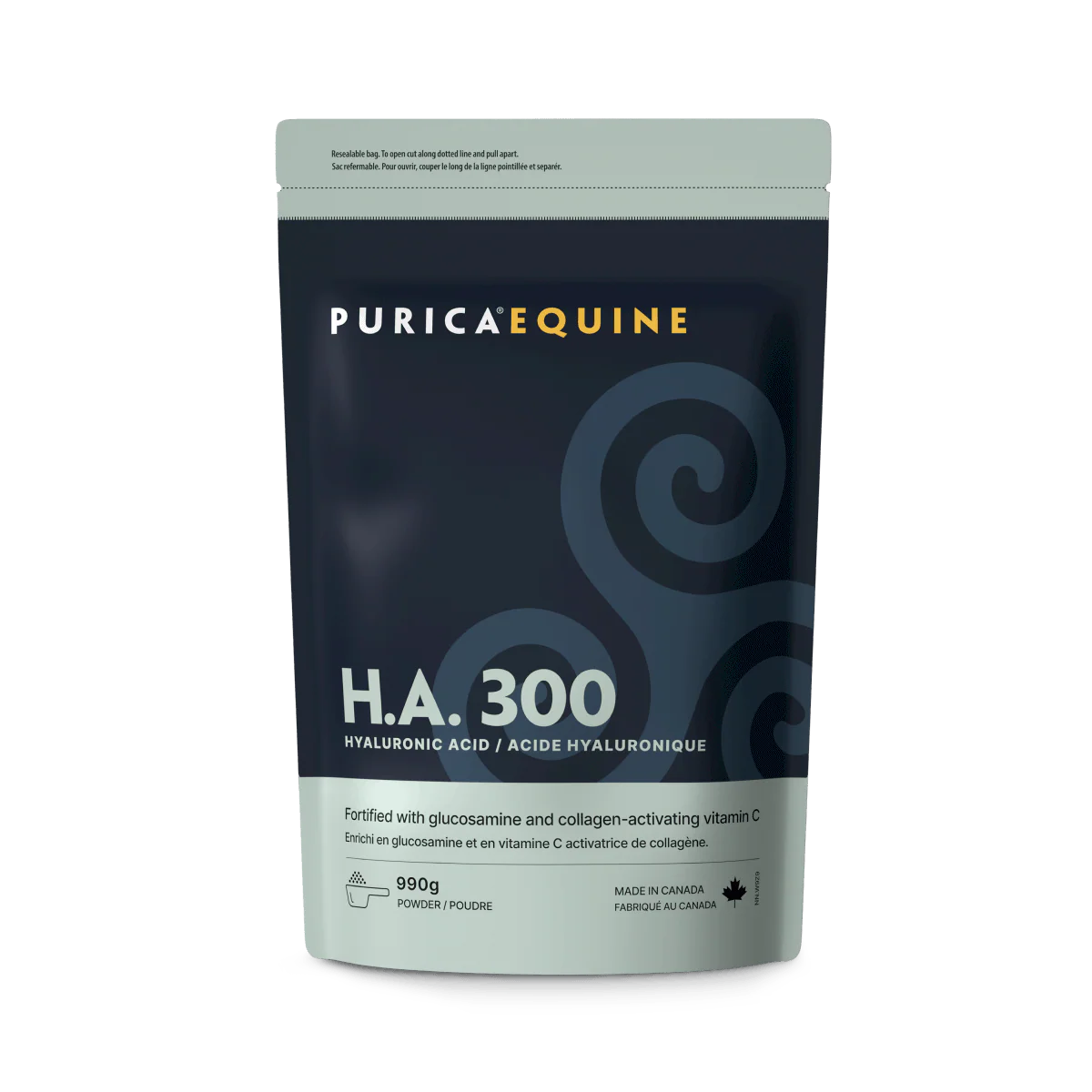 Equine HA 300 990g powder
