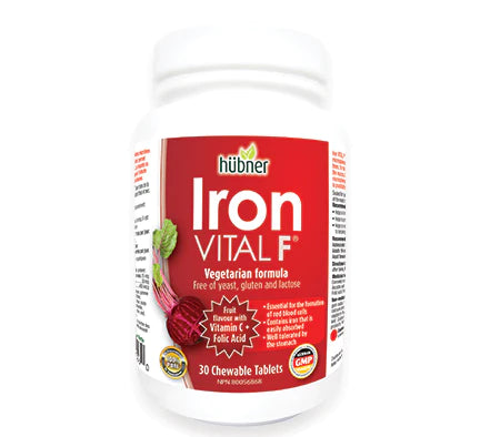 Hubner Iron Vital F - 30 chewable tablets